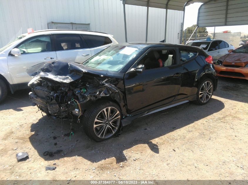 2016 HYUNDAI VELOSTER TURBO - KMHTC6AE7GU299731