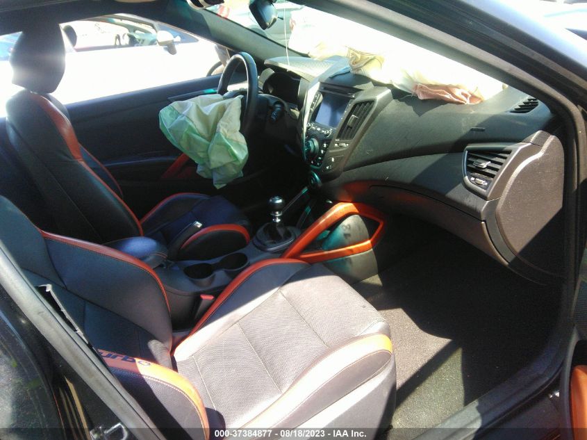 2016 HYUNDAI VELOSTER TURBO - KMHTC6AE7GU299731