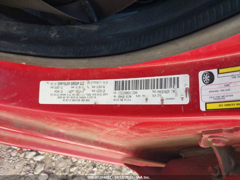 2014 DODGE AVENGER SE - 1C3CDZAB0EN113340