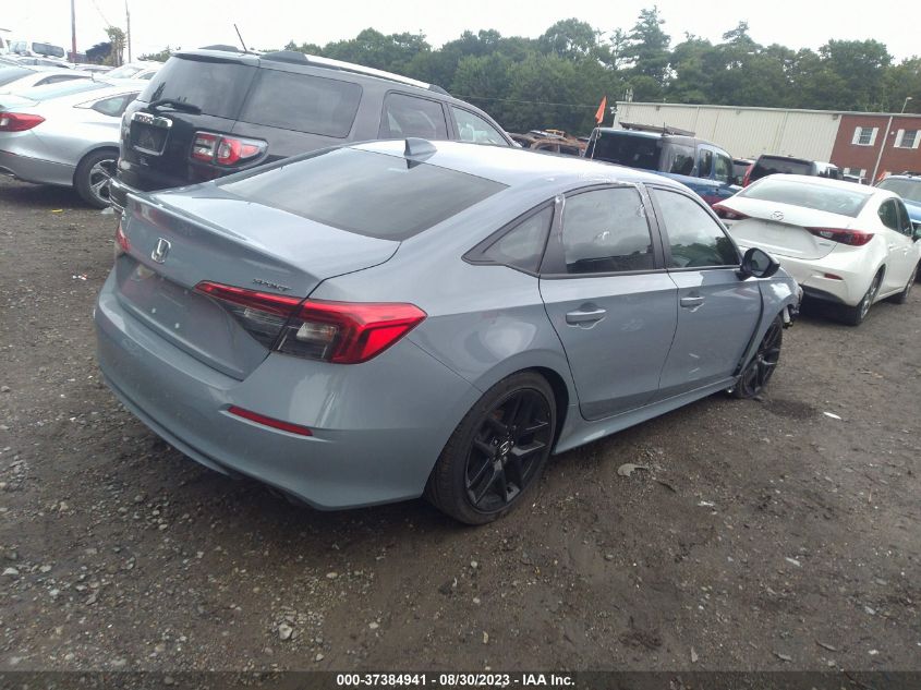 2022 HONDA CIVIC SEDAN SPORT - 2HGFE2F51NH553139