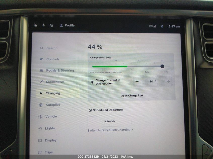 2014 TESLA MODEL S - 5YJSA1H2XEFP67557