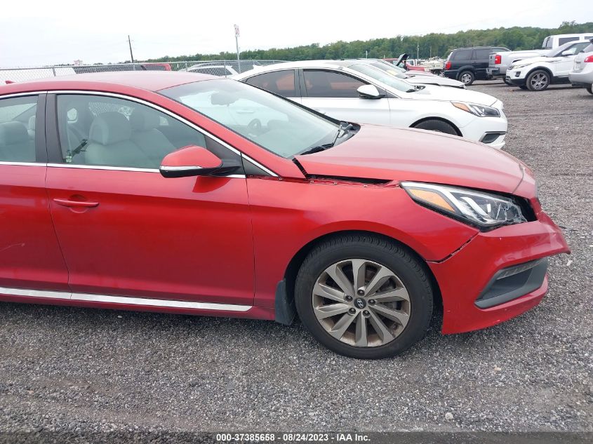 2017 HYUNDAI SONATA SPORT - 5NPE34AF5HH442083