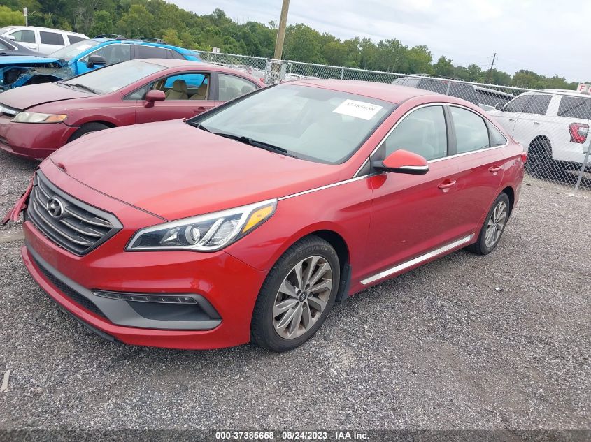 2017 HYUNDAI SONATA SPORT - 5NPE34AF5HH442083