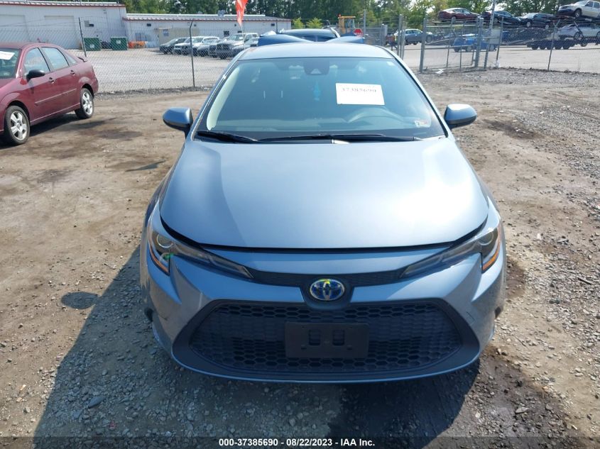 2022 TOYOTA COROLLA HYBRID LE - JTDEAMDE4NJ048277