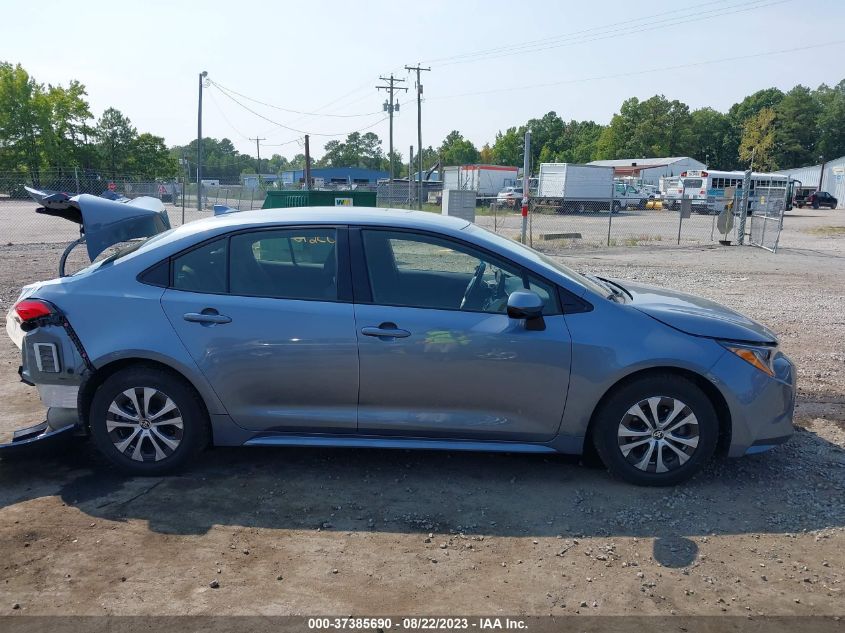 2022 TOYOTA COROLLA HYBRID LE - JTDEAMDE4NJ048277