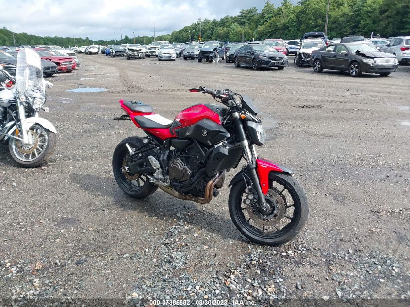 2017 YAMAHA FZ07A JYARM20E3HA000546