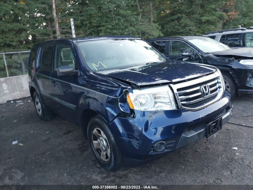 2014 HONDA PILOT LX - 5FNYF4H25EB050318