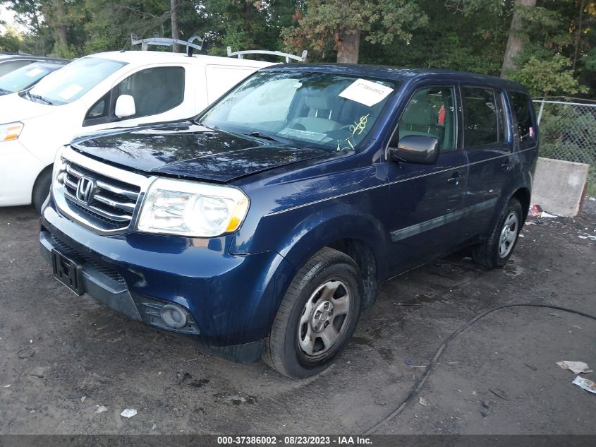 2014 HONDA PILOT LX - 5FNYF4H25EB050318