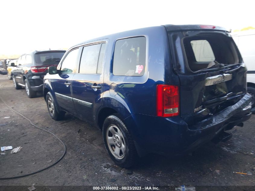 2014 HONDA PILOT LX - 5FNYF4H25EB050318