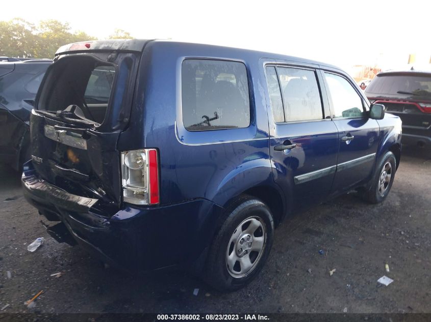 2014 HONDA PILOT LX - 5FNYF4H25EB050318