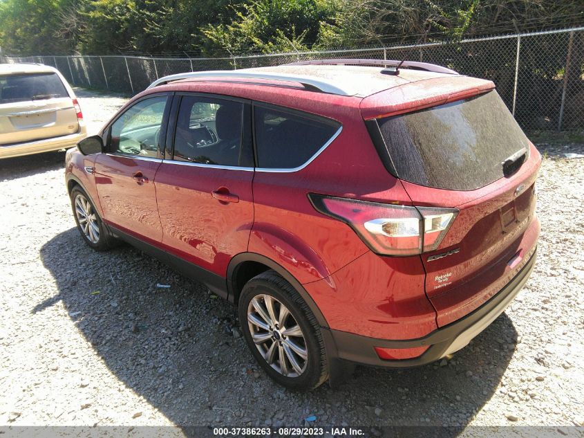 2017 FORD ESCAPE TITANIUM - 1FMCU0JD4HUD74842