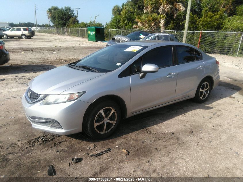 2015 HONDA CIVIC SEDAN SE - 19XFB2F72FE071088