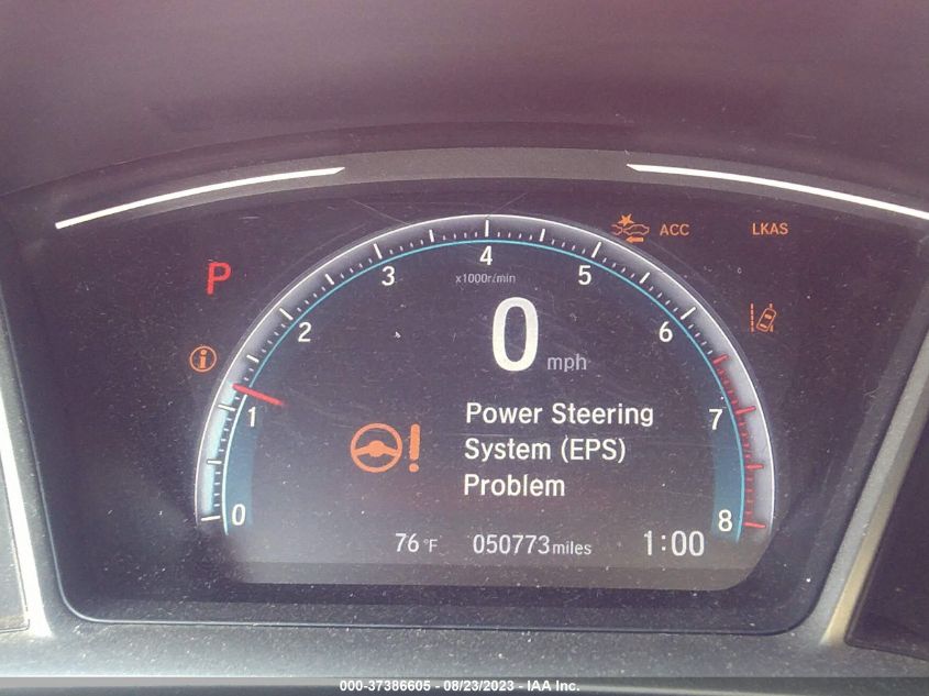 2019 HONDA CIVIC SEDAN EX-L - 2HGFC1F75KH650650