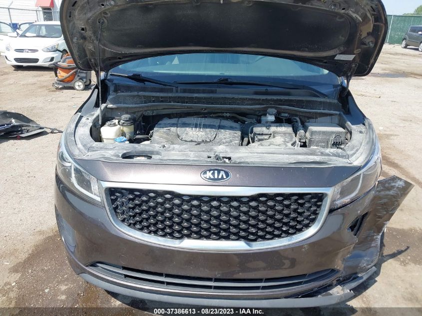 2016 KIA SEDONA LX - KNDMB5C19G6146529
