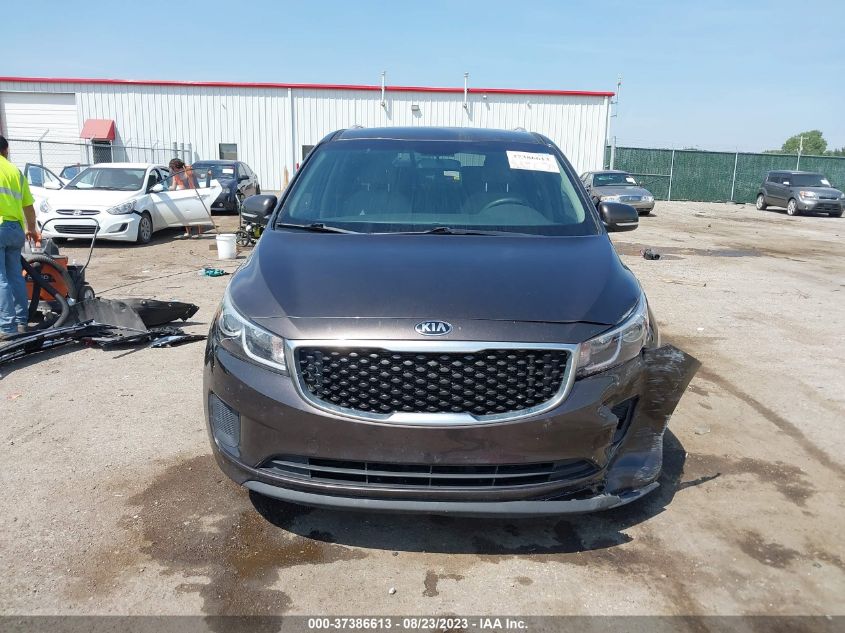 2016 KIA SEDONA LX - KNDMB5C19G6146529
