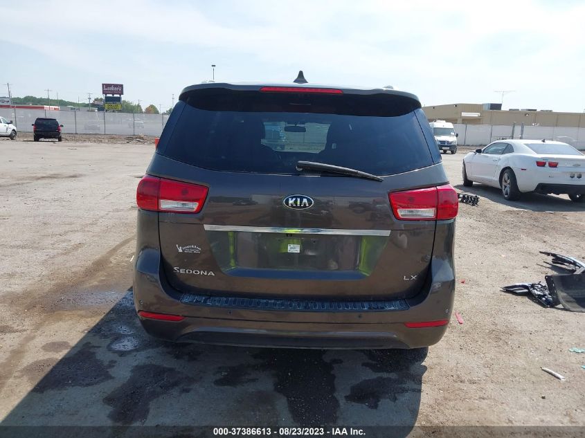 2016 KIA SEDONA LX - KNDMB5C19G6146529