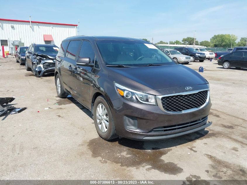 2016 KIA SEDONA LX - KNDMB5C19G6146529