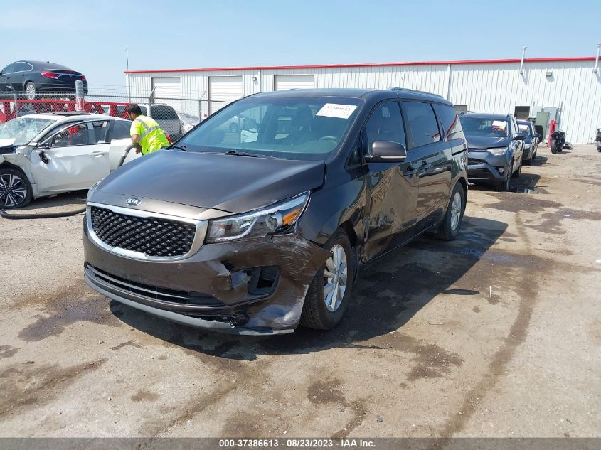 2016 KIA SEDONA LX - KNDMB5C19G6146529