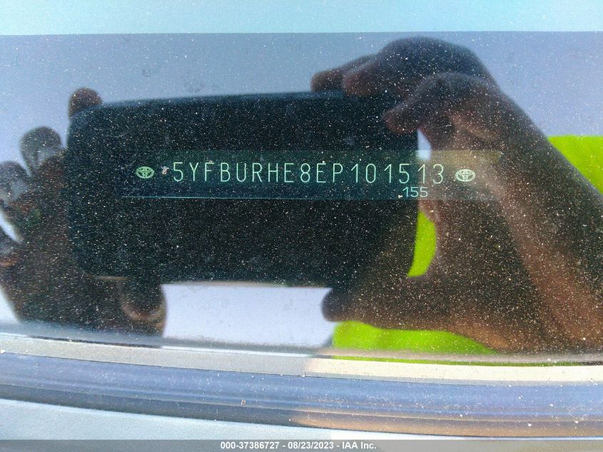 2014 TOYOTA COROLLA LE - 5YFBURHE8EP101513