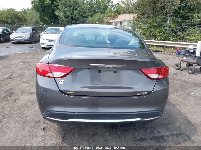 2015 CHRYSLER 200 LIMITED - 1C3CCCAB0FN580453