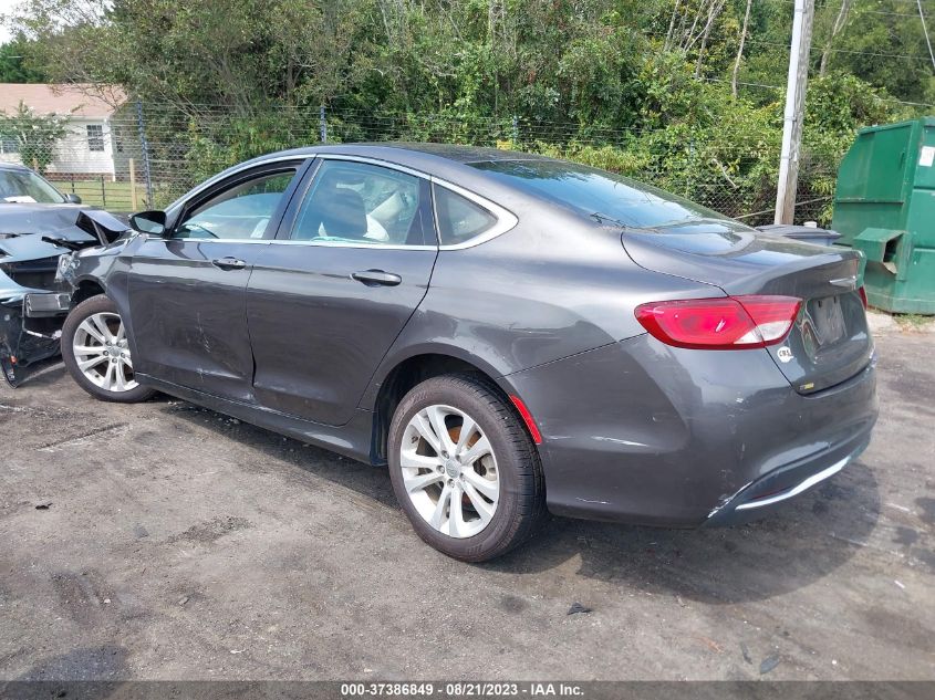 2015 CHRYSLER 200 LIMITED - 1C3CCCAB0FN580453