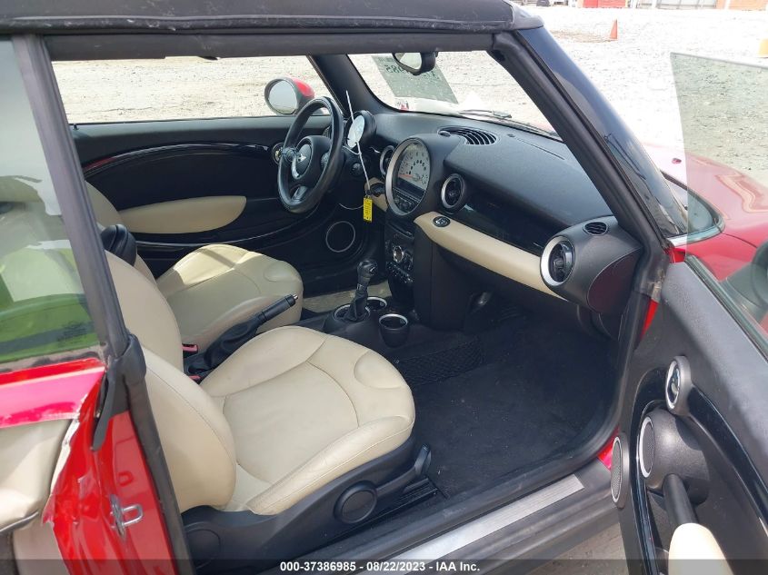 2013 MINI COOPER CONVERTIBLE - WMWZN3C5XDT568937