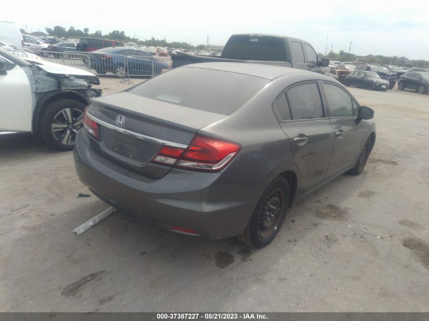 2013 HONDA CIVIC SDN LX - 2HGFB2F57DH509072