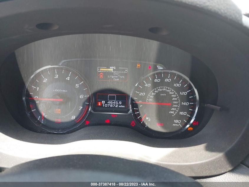 2018 SUBARU WRX - JF1VA1A65J9809637