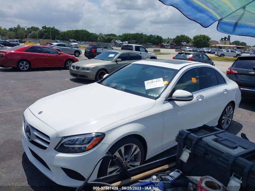 VIN 55SWF8DB6KU295076 2019 MERCEDES-BENZ C-CLASS C 300