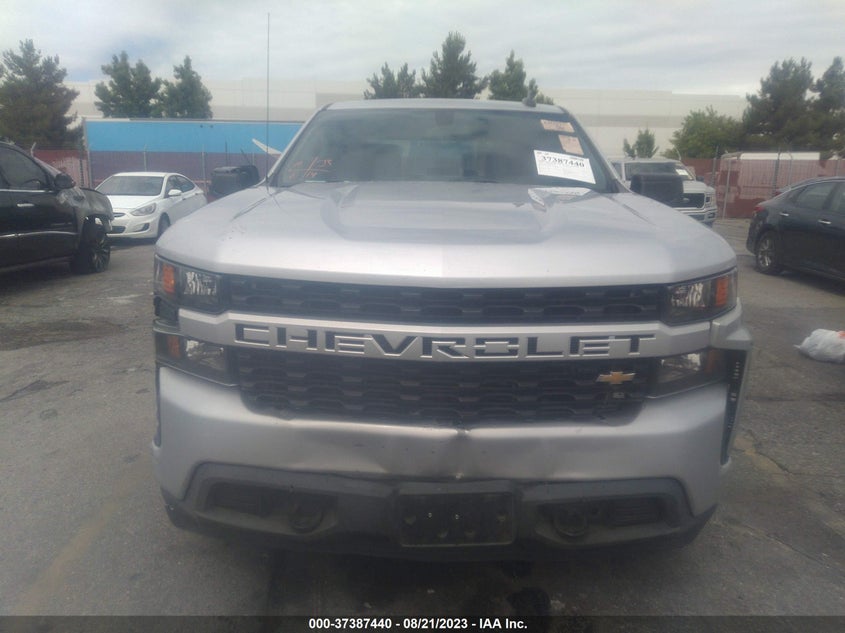 VIN 3GCPWBEK4LG345048 2020 CHEVROLET SILVERADO 1500 CUSTOM
