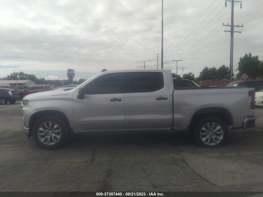 VIN 3GCPWBEK4LG345048 2020 CHEVROLET SILVERADO 1500 CUSTOM