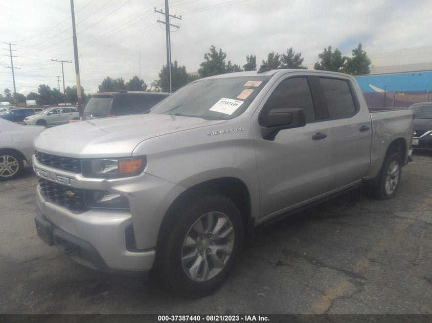 VIN 3GCPWBEK4LG345048 2020 CHEVROLET SILVERADO 1500 CUSTOM