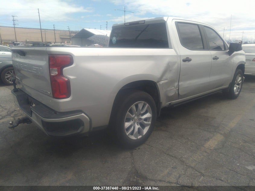 VIN 3GCPWBEK4LG345048 2020 CHEVROLET SILVERADO 1500 CUSTOM