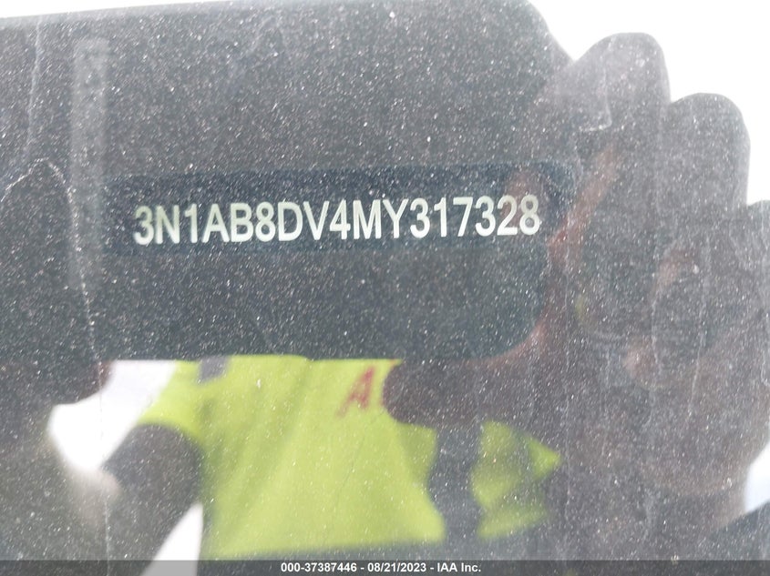 VIN 3N1AB8DV4MY317328 2021 NISSAN SENTRA SR