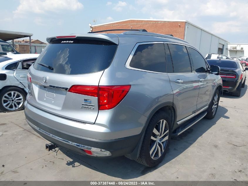 2017 HONDA PILOT TOURING - 5FNYF6H9XHB046567