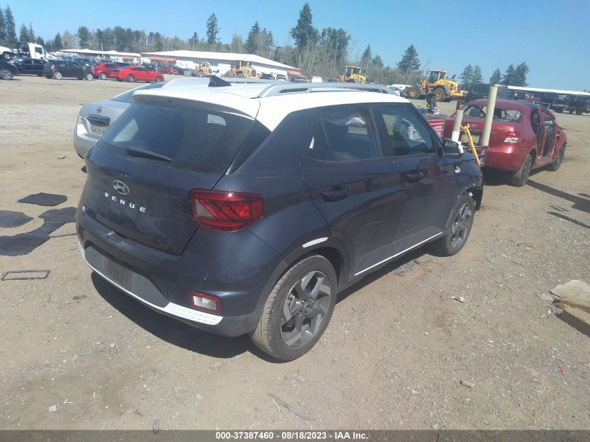 2022 HYUNDAI VENUE LIMITED - KMHRC8A30NU155603