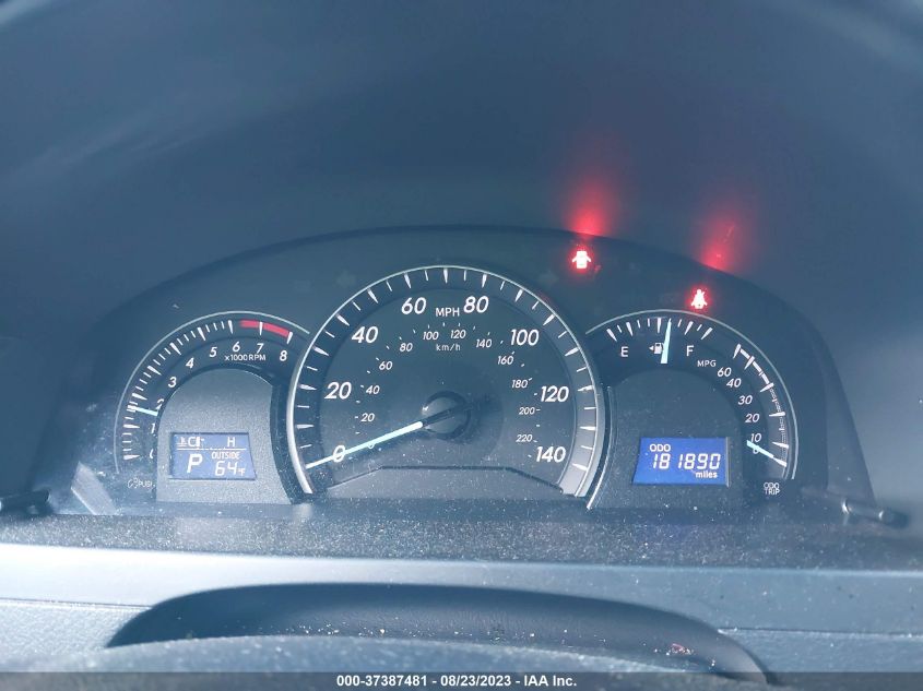 2013 TOYOTA CAMRY L/LE/SE/XLE - 4T1BF1FK2DU721047