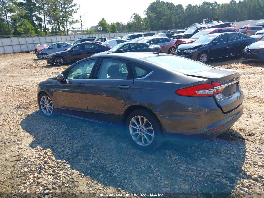 2017 FORD FUSION SE - 3FA6P0H78HR217630