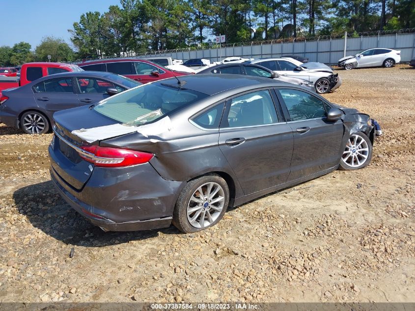 2017 FORD FUSION SE - 3FA6P0H78HR217630