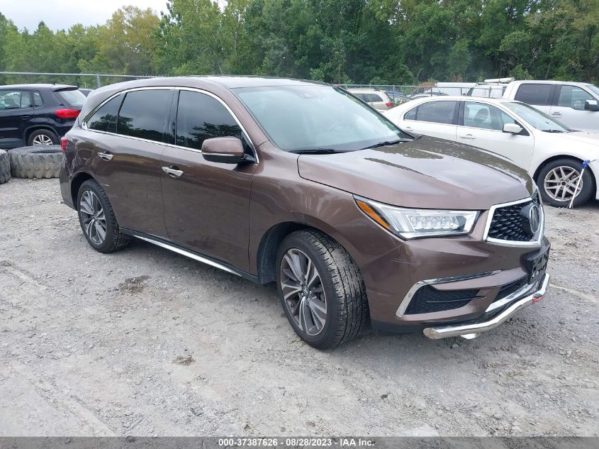 2019 ACURA MDX TECHNOLOGY - 5J8YD4H53KL015836