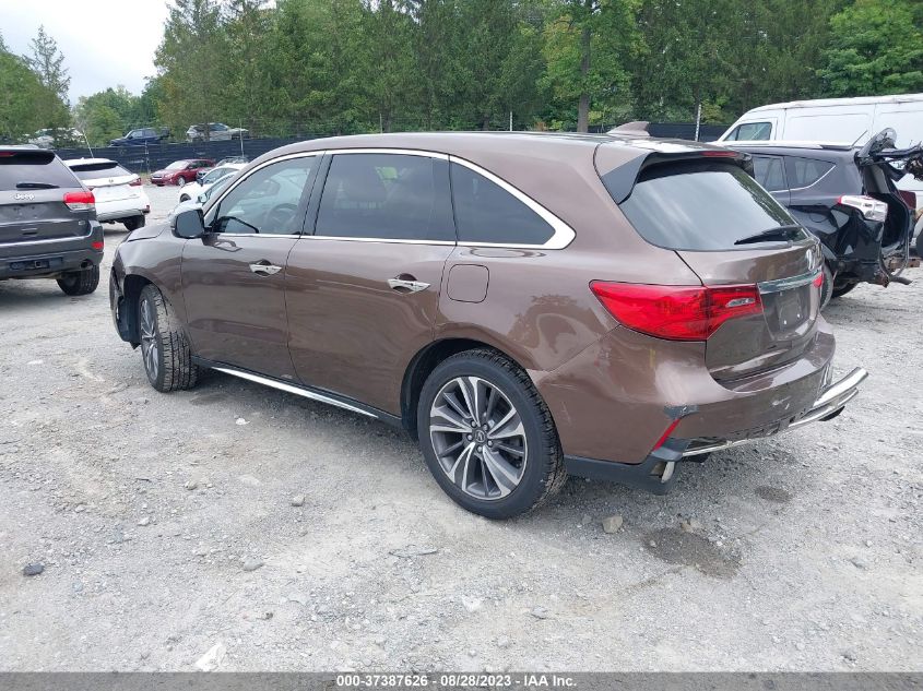 2019 ACURA MDX TECHNOLOGY - 5J8YD4H53KL015836