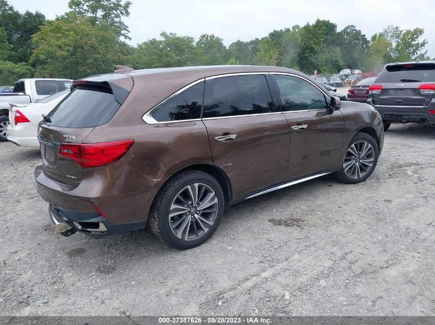 2019 ACURA MDX TECHNOLOGY - 5J8YD4H53KL015836