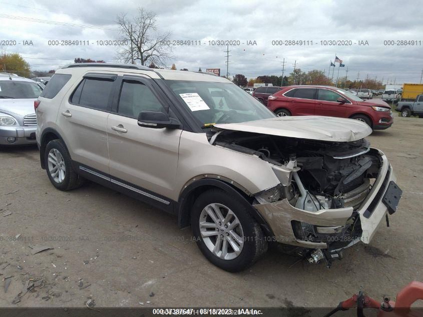 2017 FORD EXPLORER XLT - 1FM5K7DHXHGC36680
