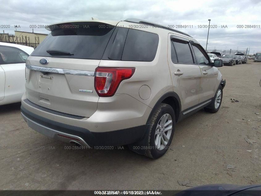 2017 FORD EXPLORER XLT 1FM5K7DHXHGC36680