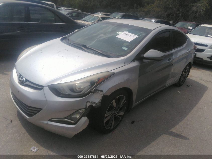 2015 HYUNDAI ELANTRA LIMITED - KMHDH4AEXFU357341