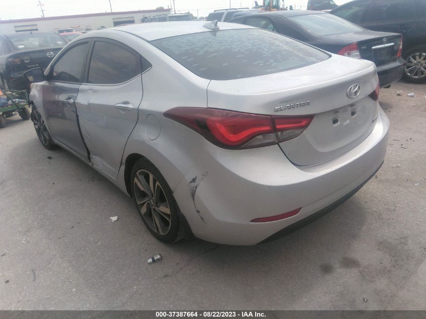 2015 HYUNDAI ELANTRA LIMITED - KMHDH4AEXFU357341
