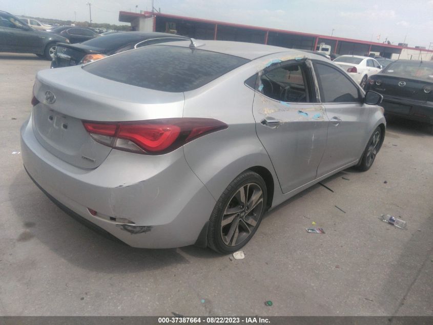 2015 HYUNDAI ELANTRA LIMITED - KMHDH4AEXFU357341