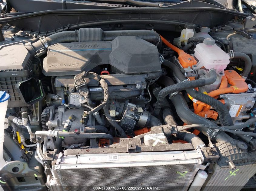 2022 HYUNDAI TUCSON HYBRID BLUE - KM8JBCA14NU077571