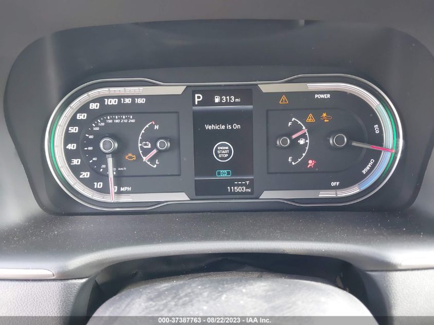 2022 HYUNDAI TUCSON HYBRID BLUE - KM8JBCA14NU077571
