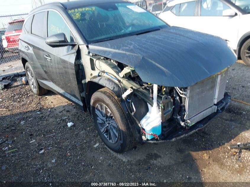 2022 HYUNDAI TUCSON HYBRID BLUE - KM8JBCA14NU077571